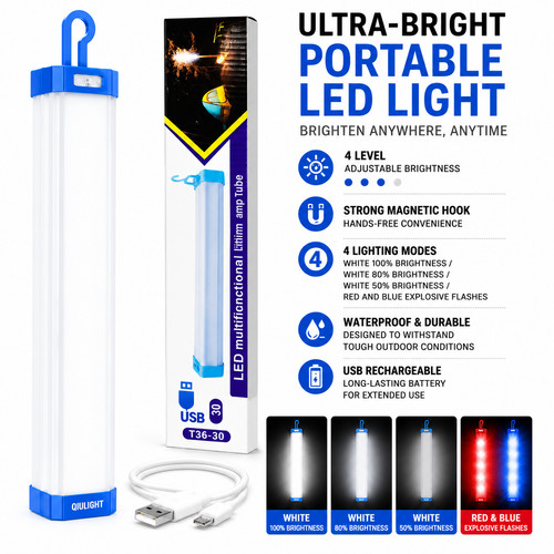 Led rechargeable magnetic work - rechargeable,