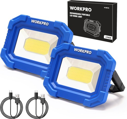 Workpro 2pack rechargeable - workpro,