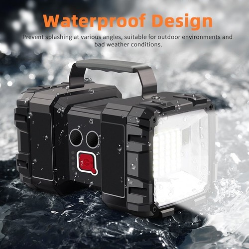 Double headed lamp - double, portable